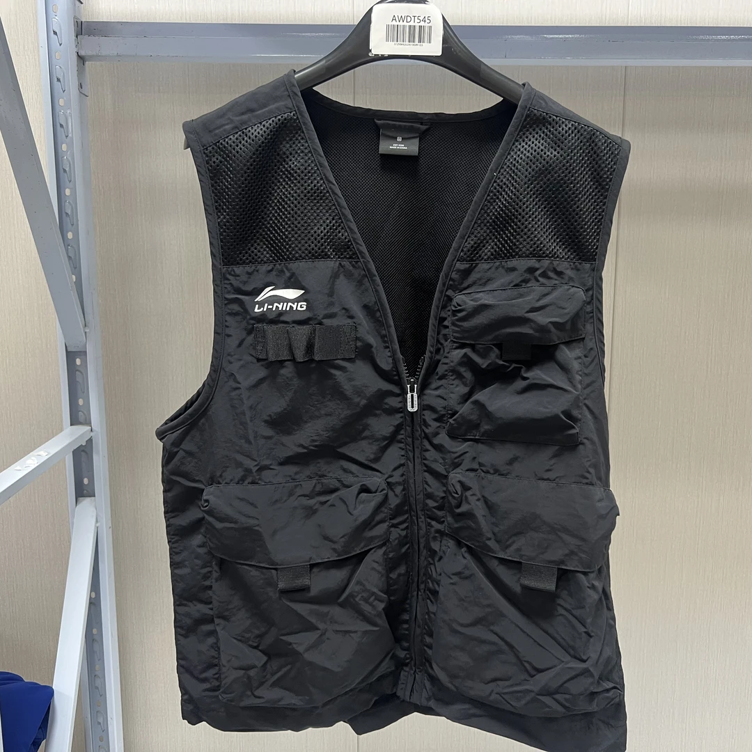 B品以直播展示为主-李宁马甲男士上衣单马夹宽松运动服AMDT035