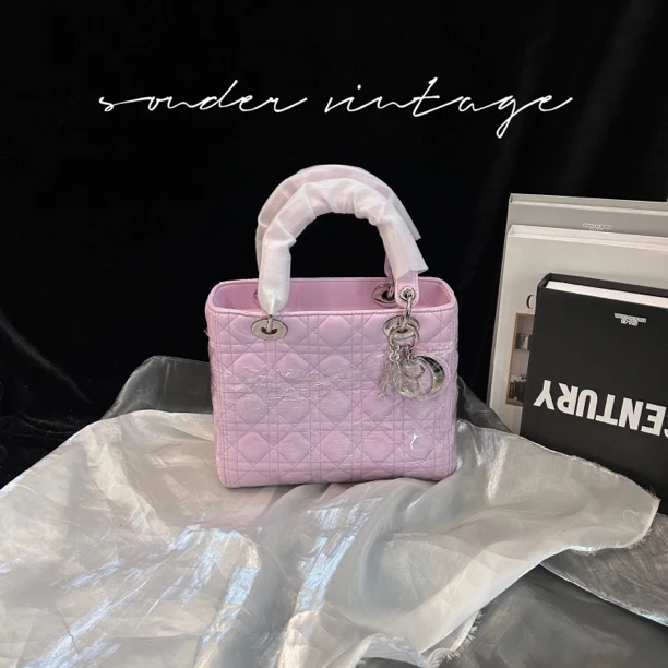 95新 DIOR/迪奥 dior五格戴妃手提包
