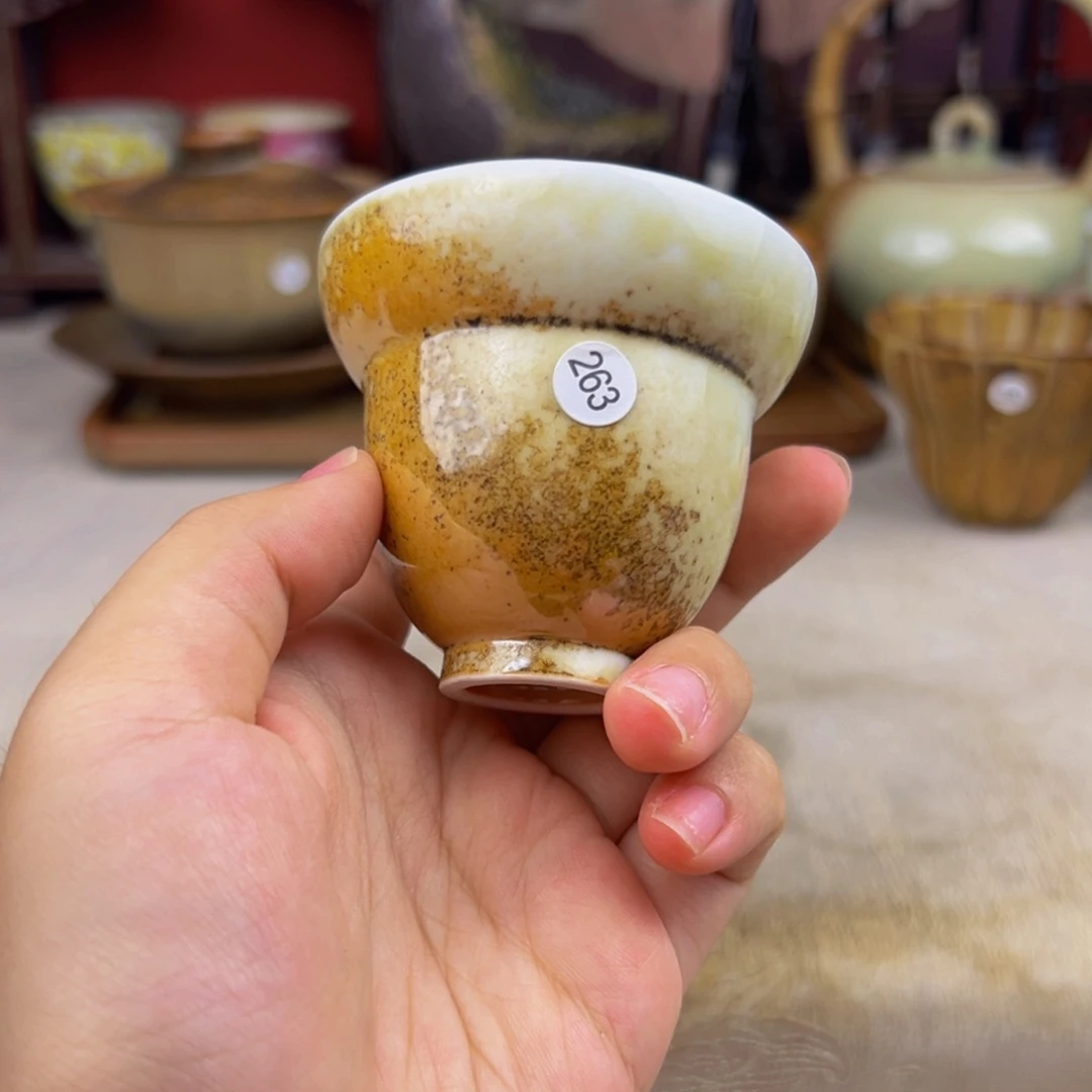 杯纯手工柴烧主人杯