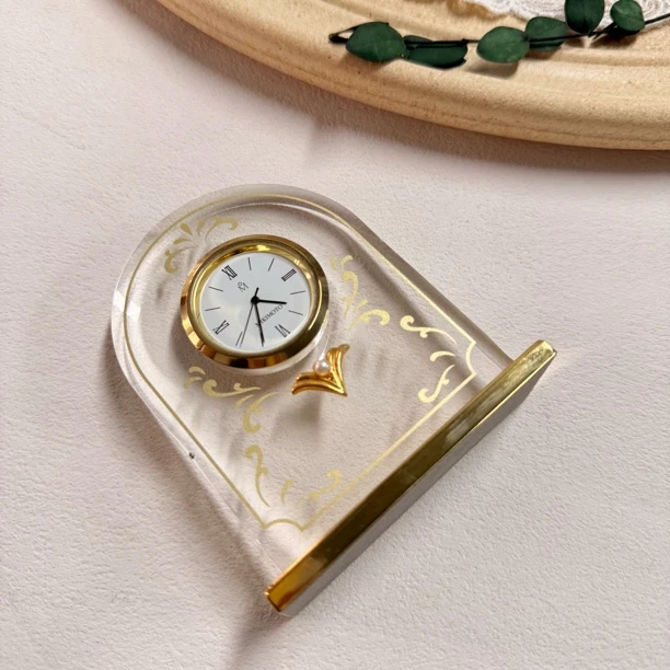 90新  【六六中古】孤品精美珍珠摆件表aa5926