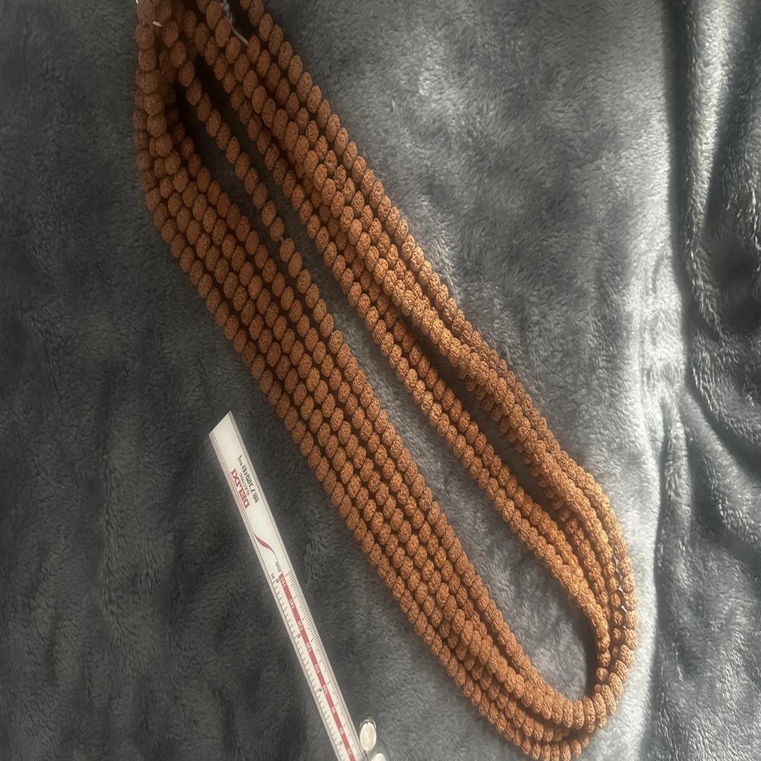 福利款108长串原生态勿里达老树平细纹小金刚文玩9mm左右平头平尾