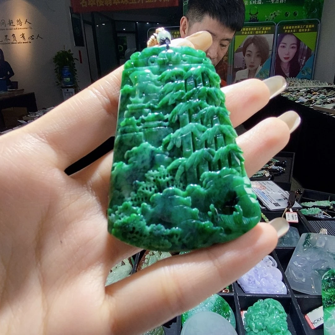 颈饰未镶嵌翡翠翡翠