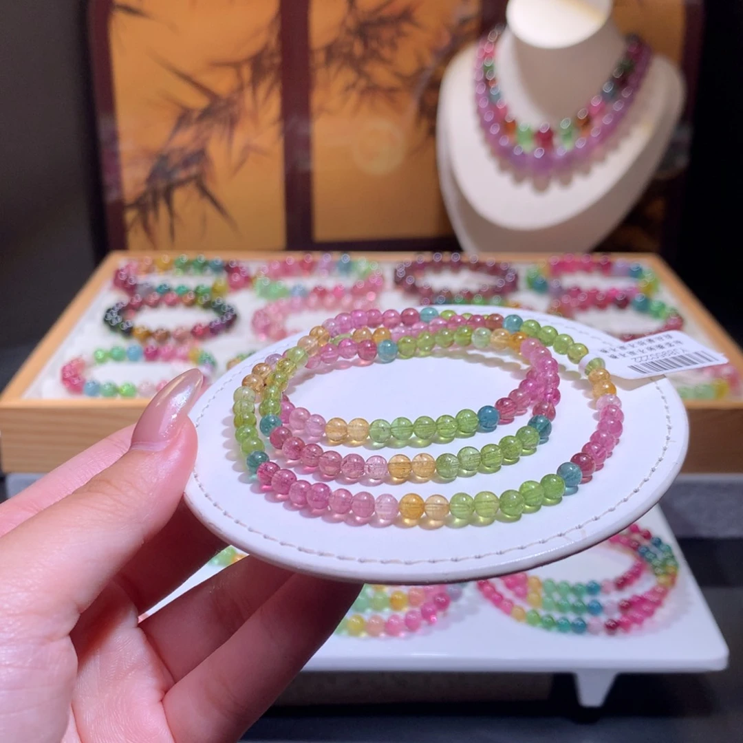 未镶嵌手链碧玺碧玺