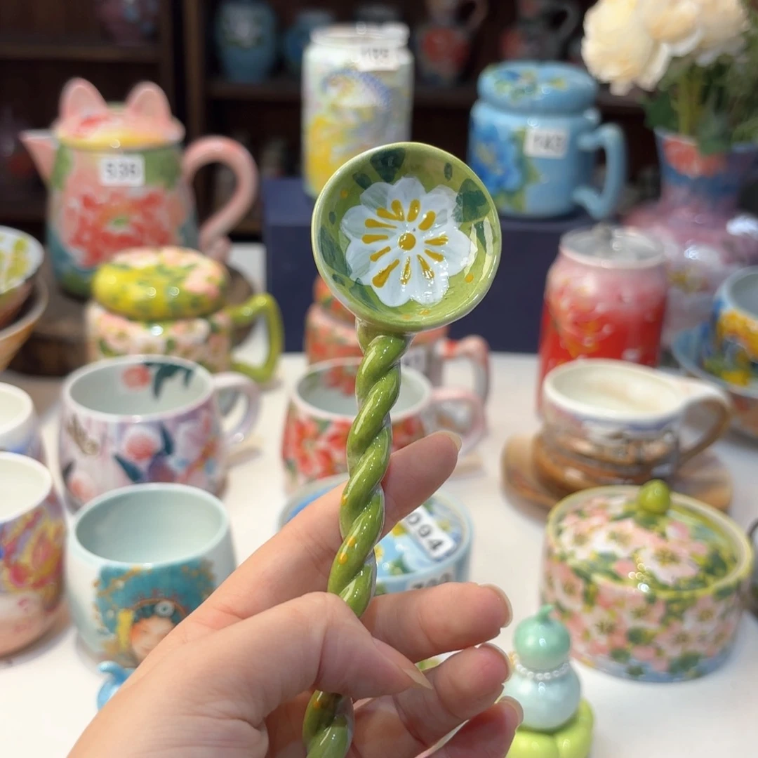 芹****景德镇手绘高温釉下彩陶瓷茶具