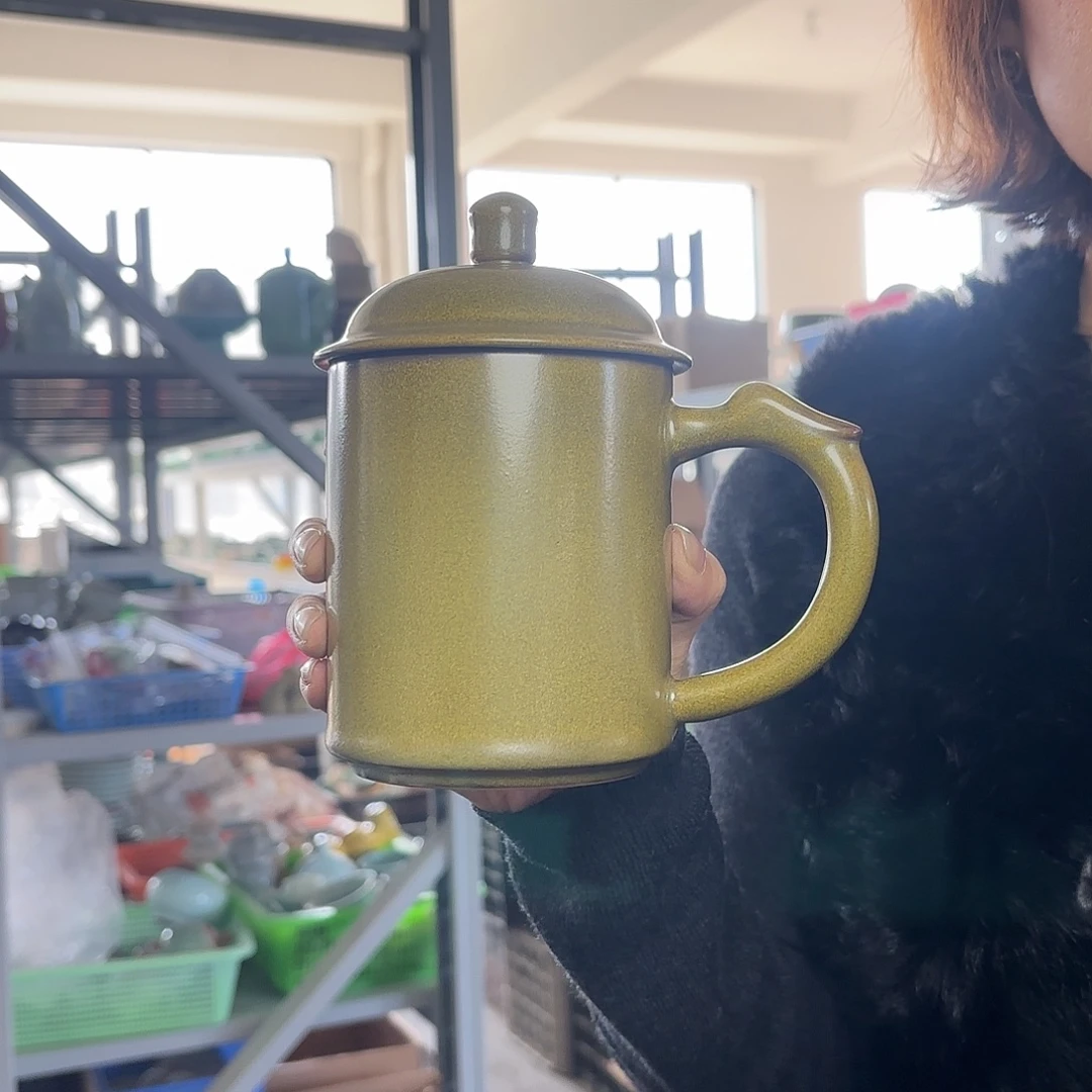 龙泉云间青瓷小米茶器