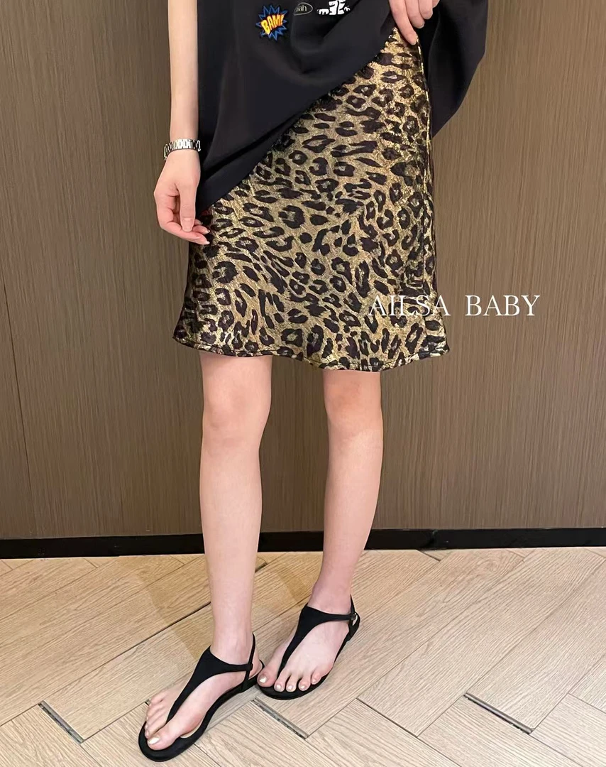 【AILSA BABY】欧货豹纹半身裙/41603A