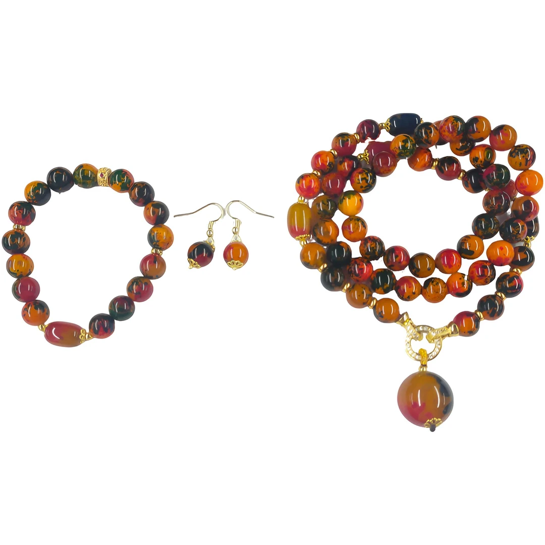 -慈姑石五矿共生XT10多样性只发其一赠手串赠耳环