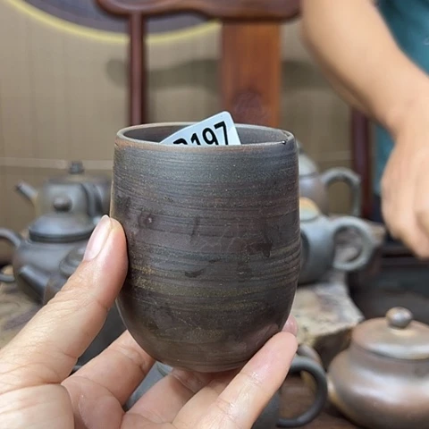 目***目戬谷龙窑柴烧茶杯197
