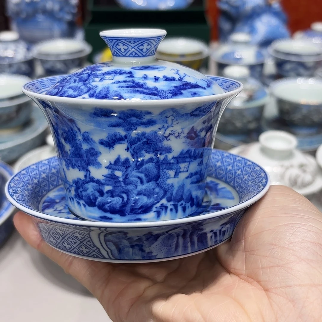 盖碗景德镇高温陶瓷