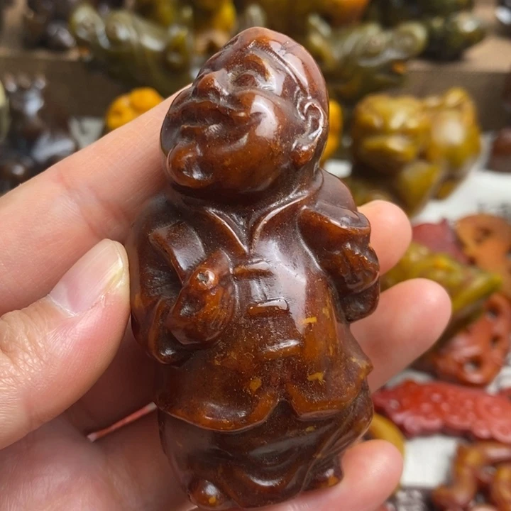 未镶嵌蛇纹石玉颈饰97