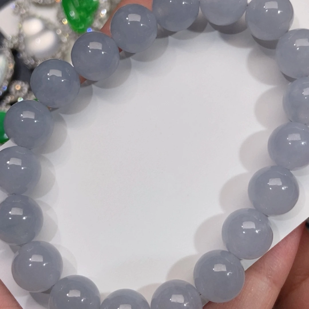 翡翠未镶嵌手串天然缅甸A货翡翠