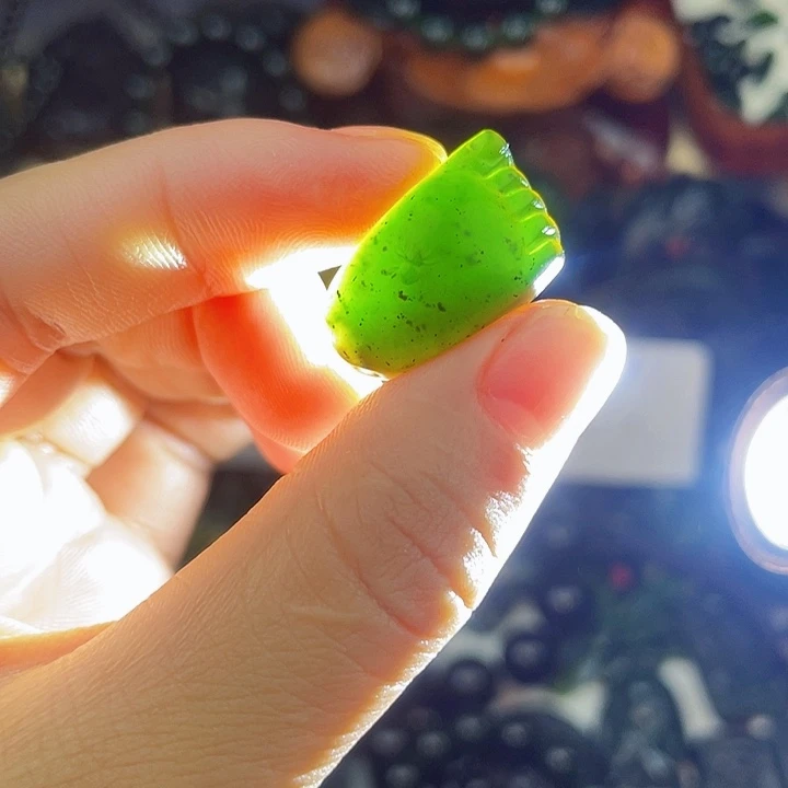 蛇纹石玉未镶嵌手串泰山玉知足常乐