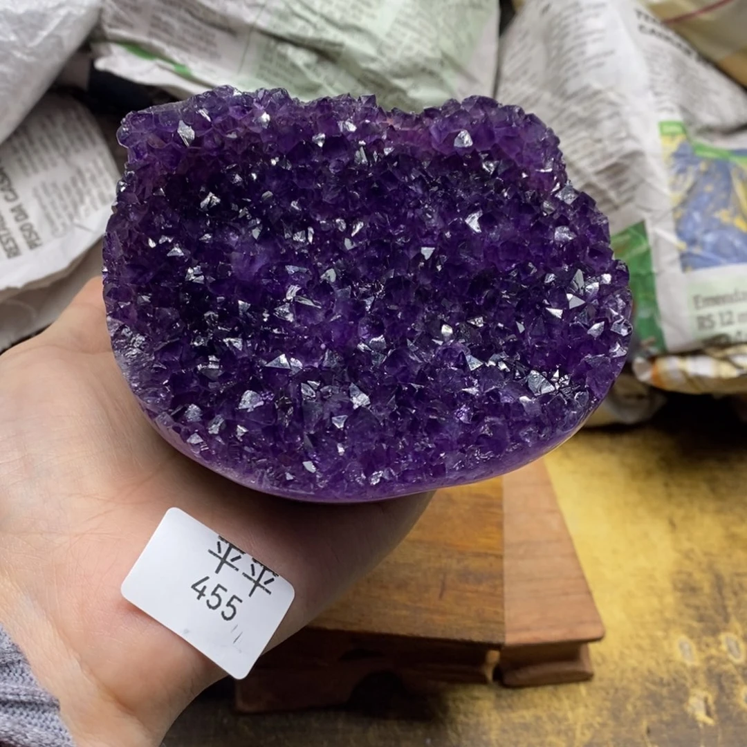 紫晶乌拉圭未镶嵌