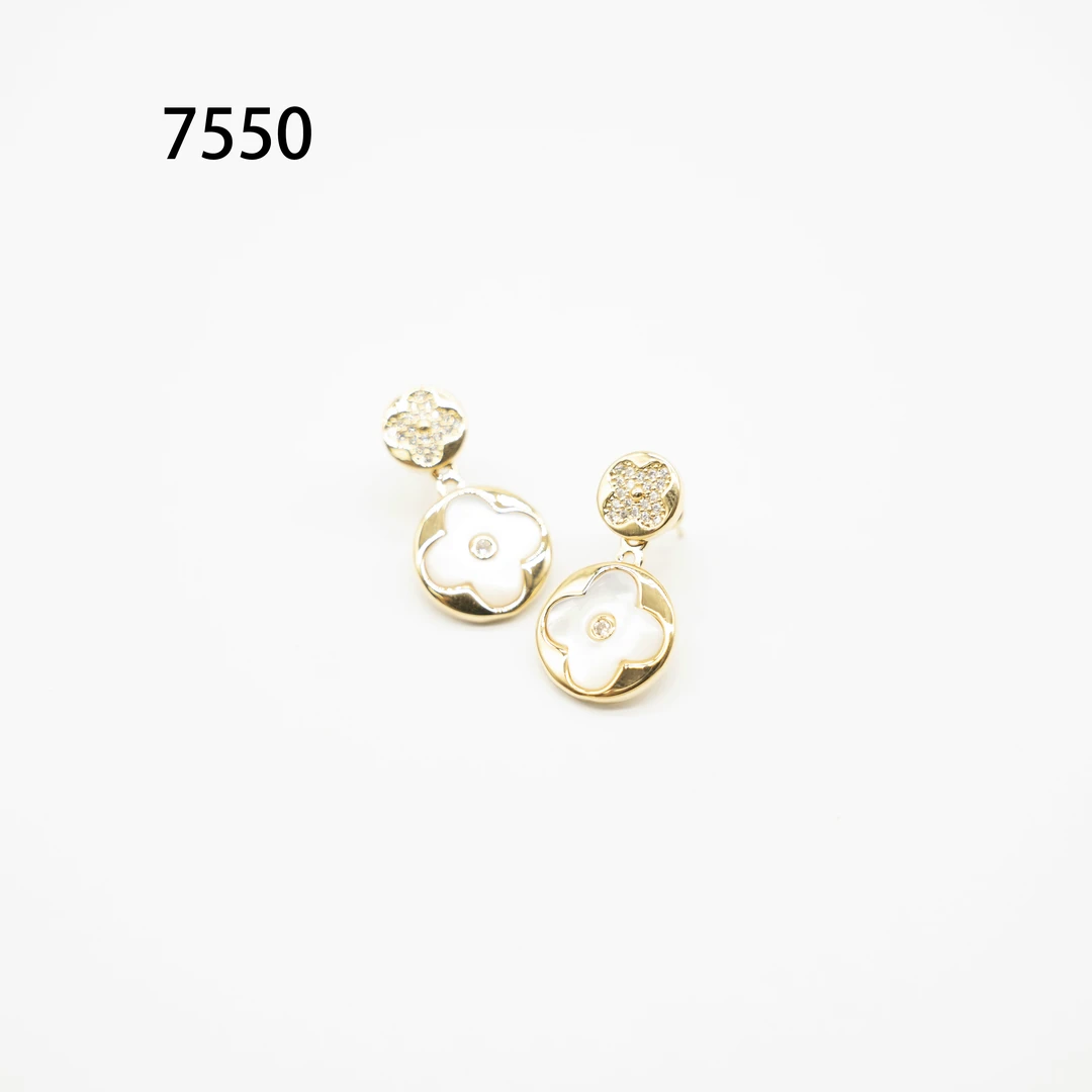 铜合金耳饰 设计师气质耳环小众设计高级感耳环耳饰～7550