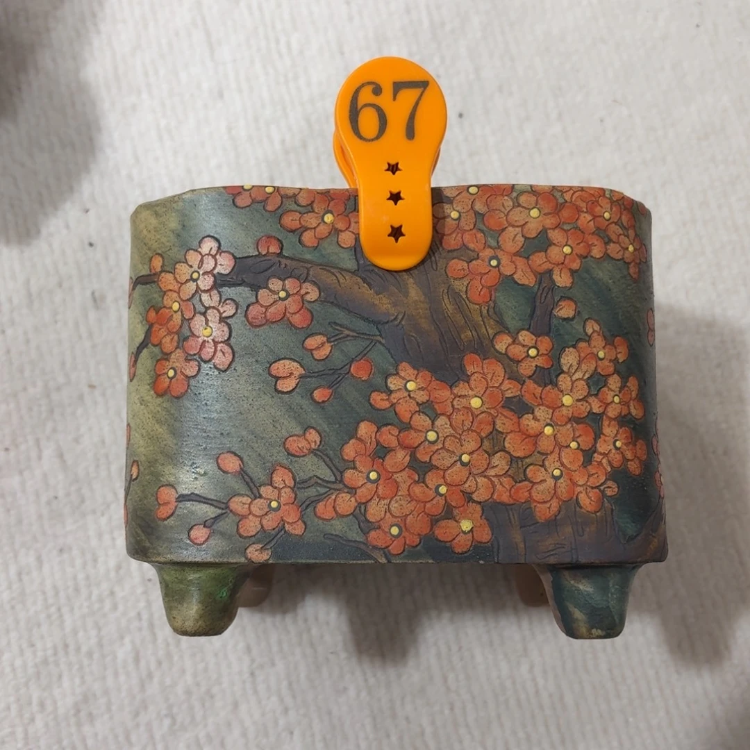 艳***紫砂花盆陶瓷多肉花盆精品