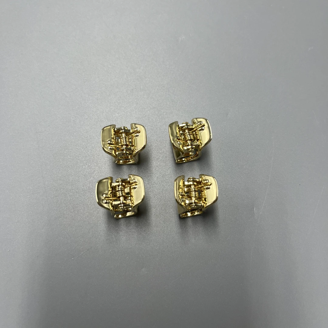 K251942 迷你金色发夹4只装