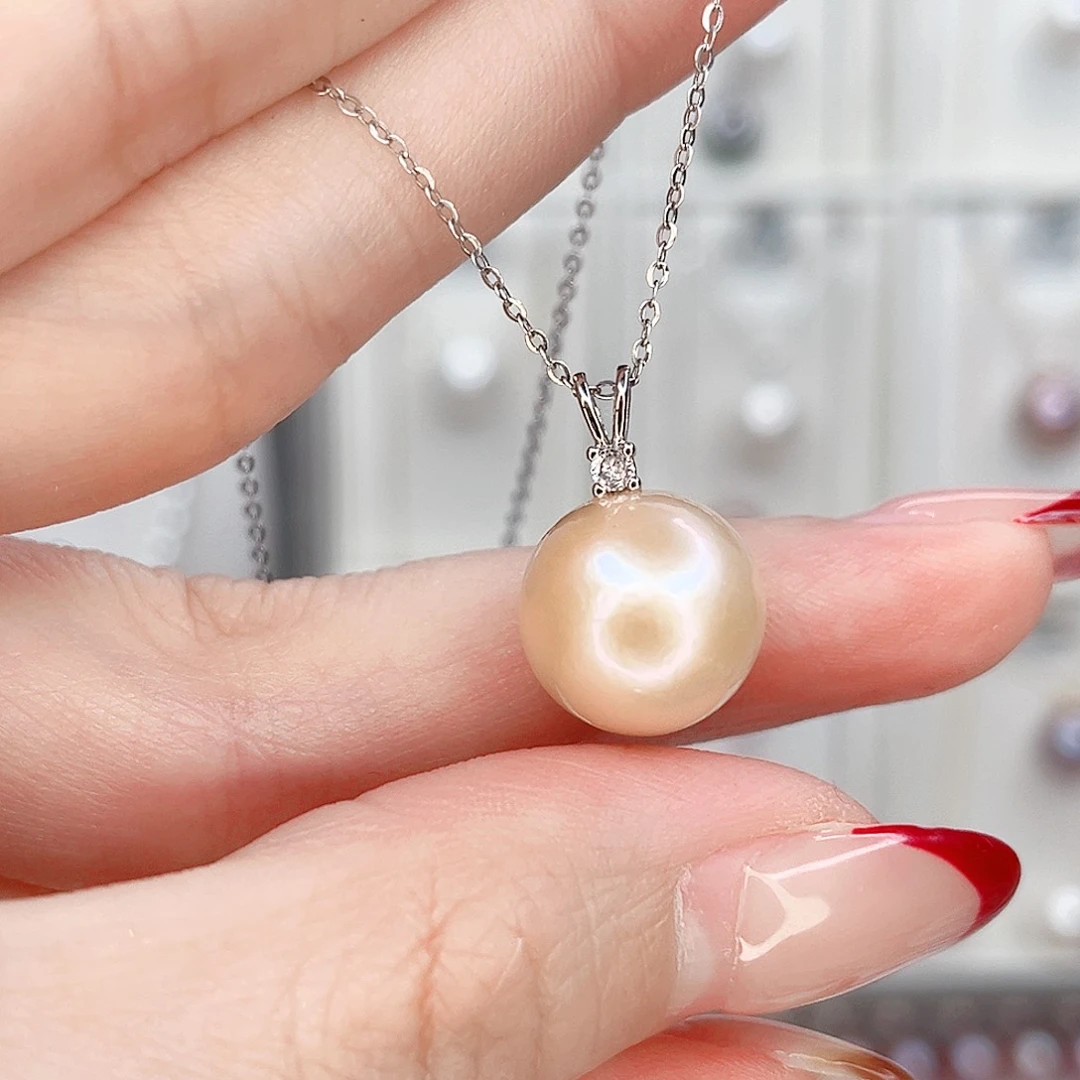 淡水珍珠合金吊坠(赠链)
