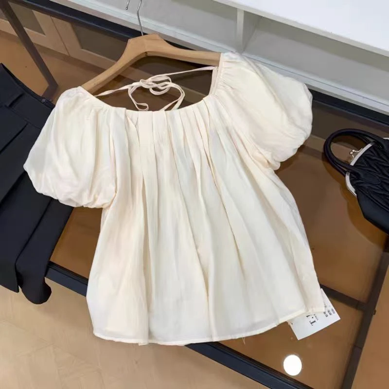 高品质绑带小衫050