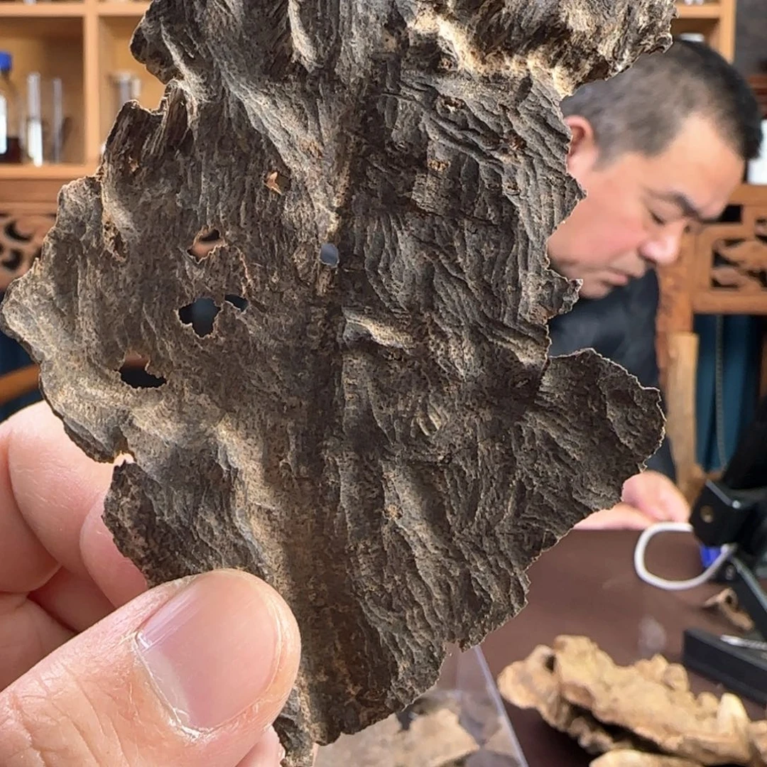 沉香摆件香港沉香铁头4克