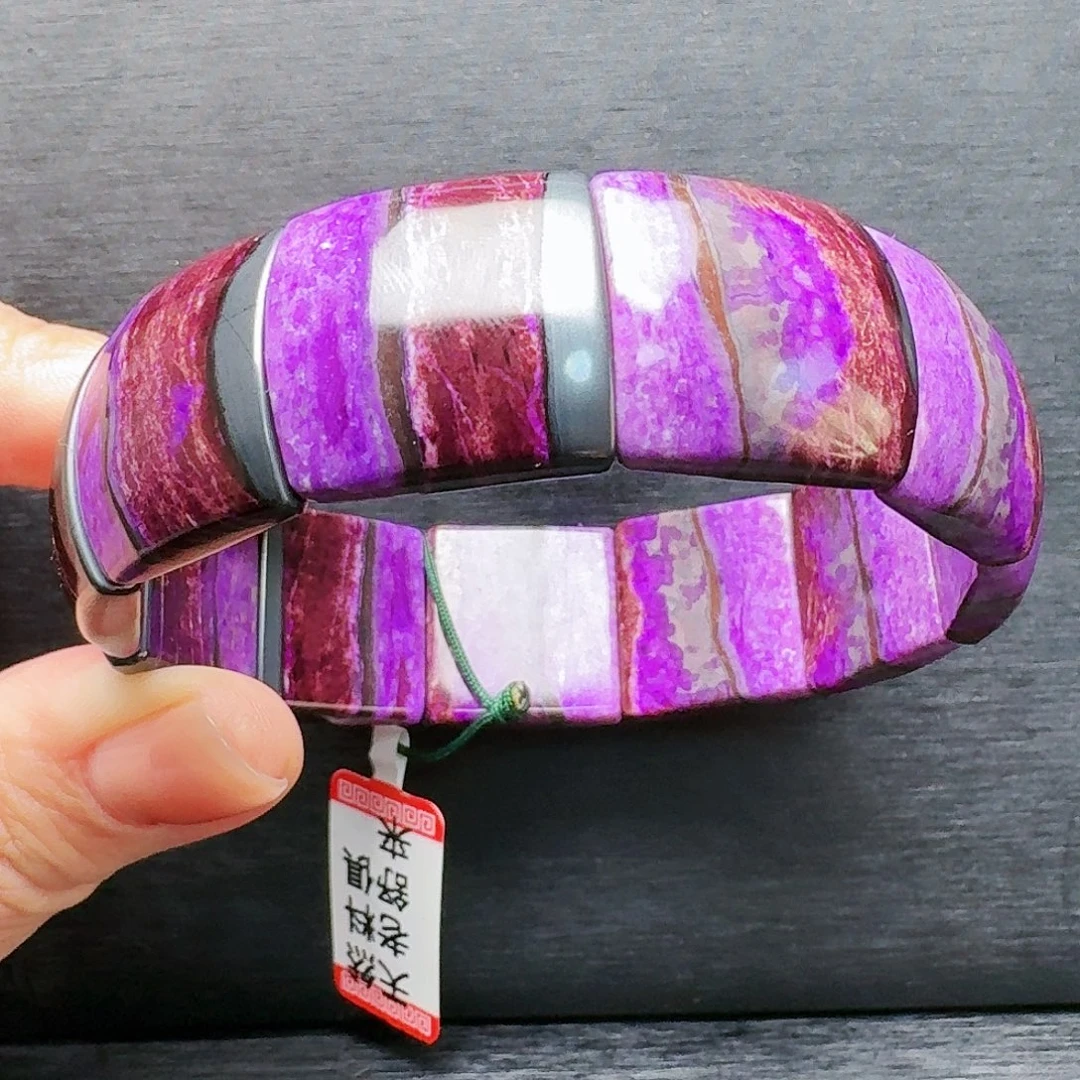 苏纪石（舒俱来）未镶嵌镯牌