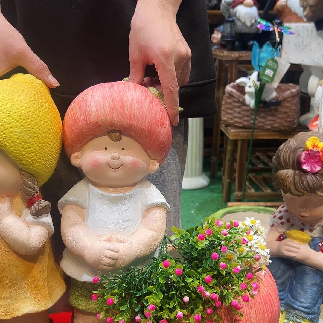 花园摆件红红火火