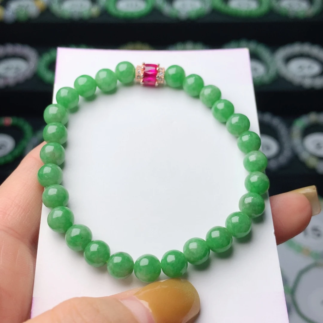 未镶嵌手链翡翠翡翠