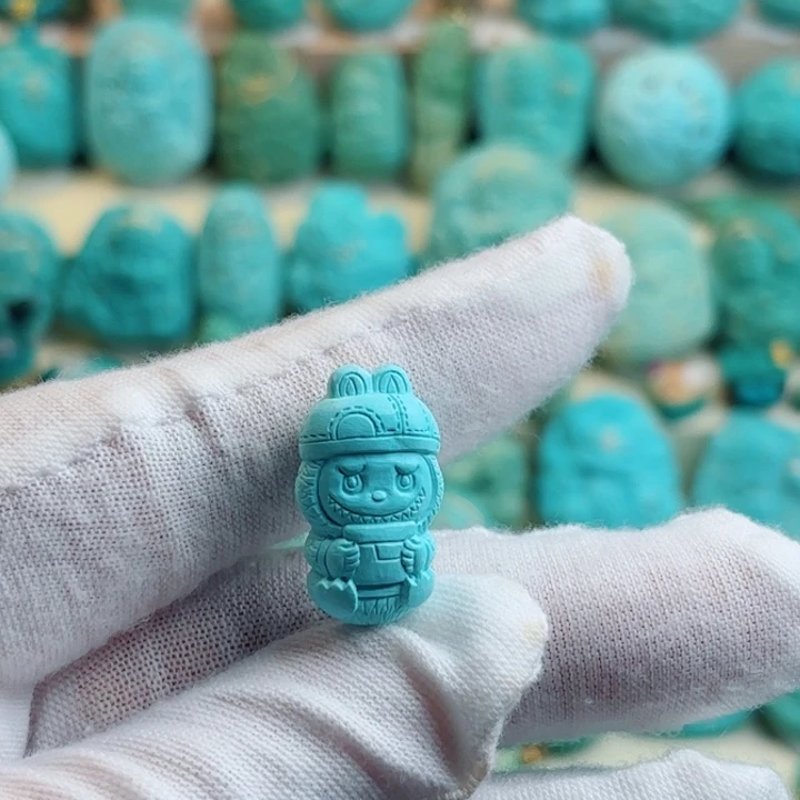 未镶嵌绿松石珠宝奇石