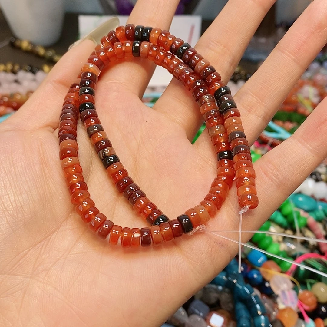 散珠玛瑙/玉髓2****h6mm一条