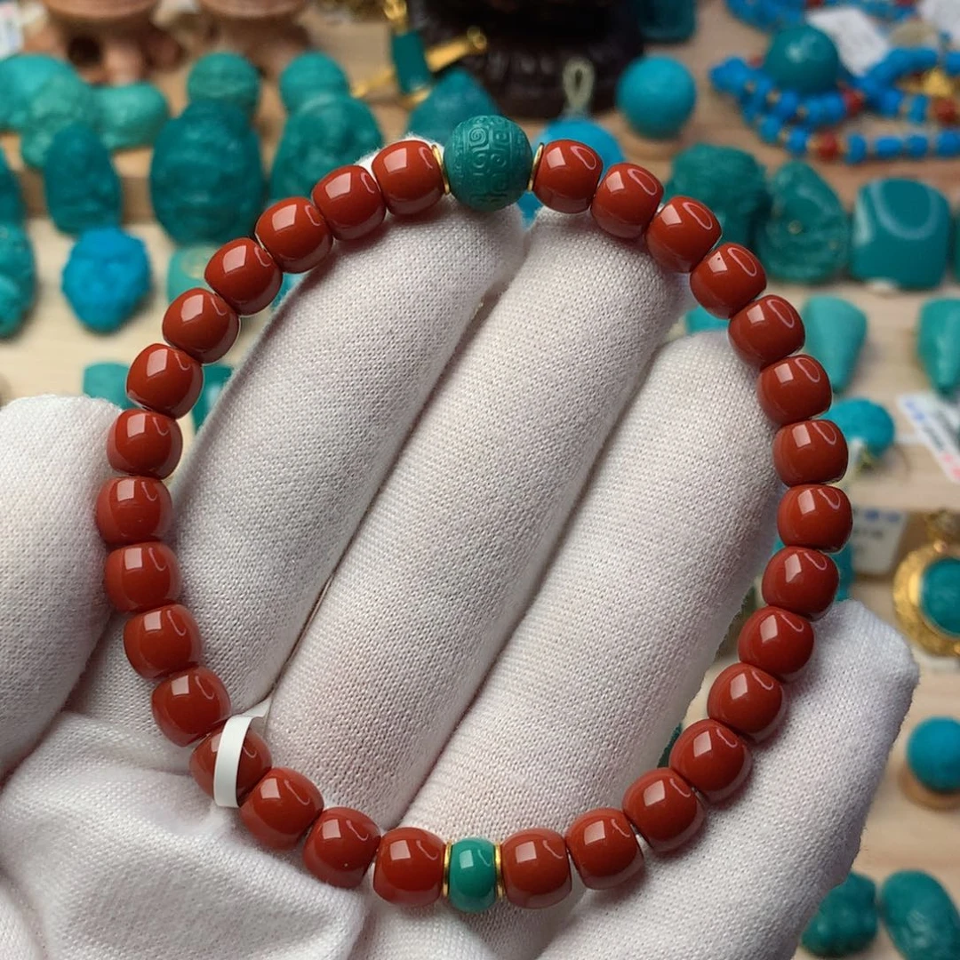 南红玛瑙手串未镶嵌