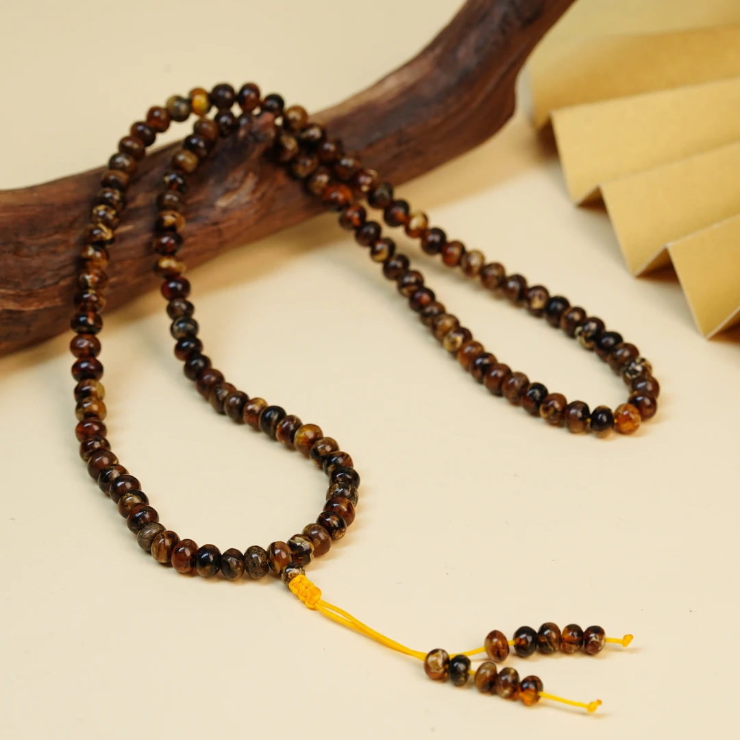 【小北好物】琥珀多圈手串16-17QH106X25【多样性发一件】约3*6mm