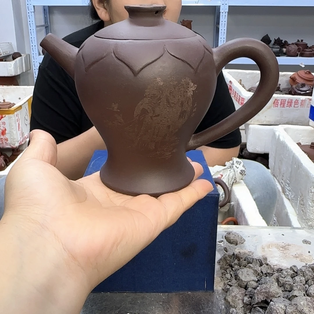 茶壶紫砂宜兴紫砂壶瑕疵