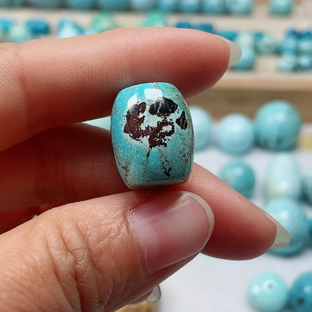 绿松石珠宝半成品未镶嵌