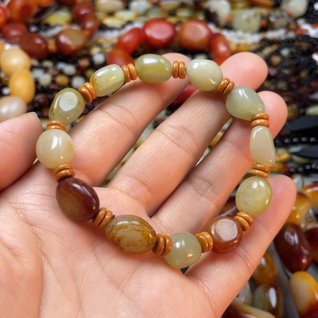 和田玉手链未镶嵌