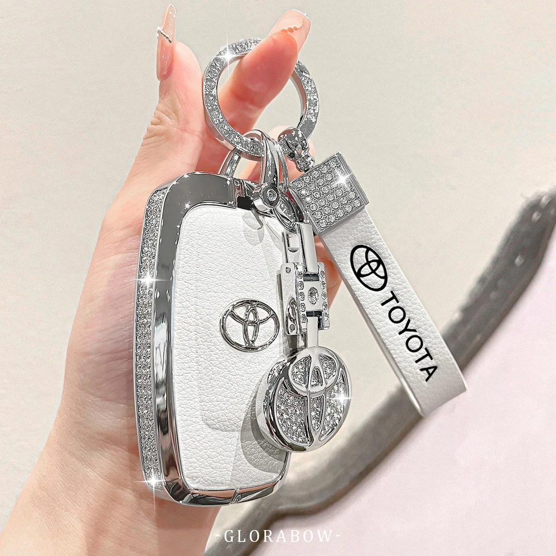 适用丰田钥匙套9代凯美瑞亚洲龙汉兰达荣放rav4雷凌卡罗拉包壳扣