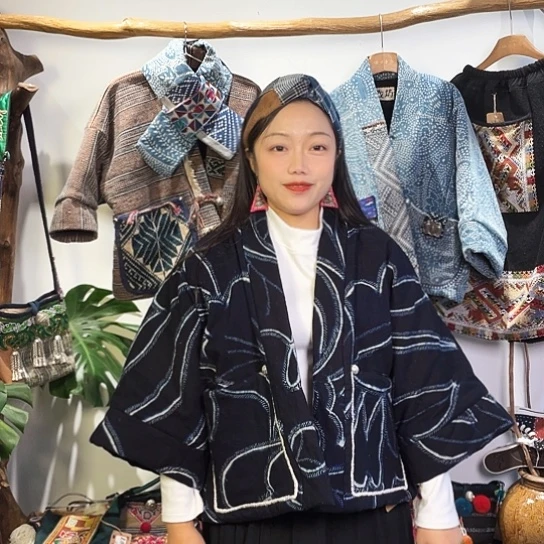 织绣手工制作工艺外套