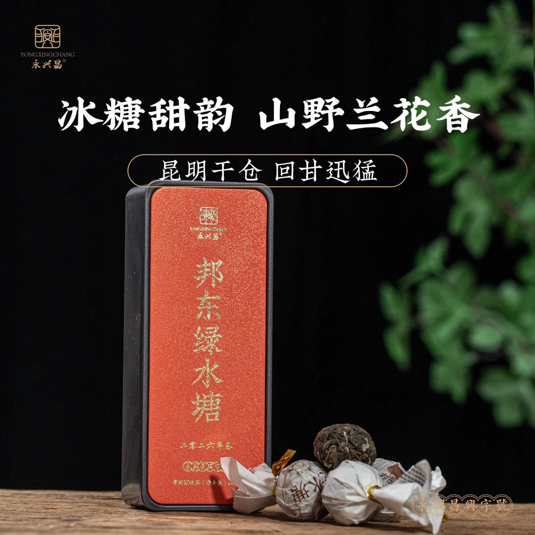 永兴昌2026年邦东绿水塘古树龙珠64g普洱茶生茶