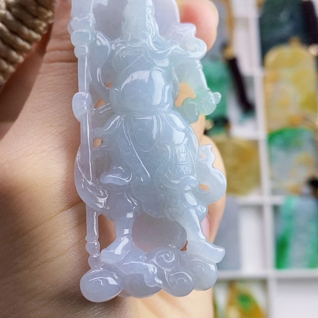 浪***）翡翠未镶嵌颈饰翡翠