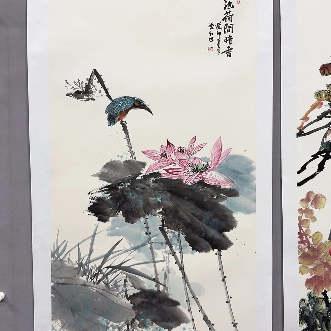 国画亲笔手绘放心去藏