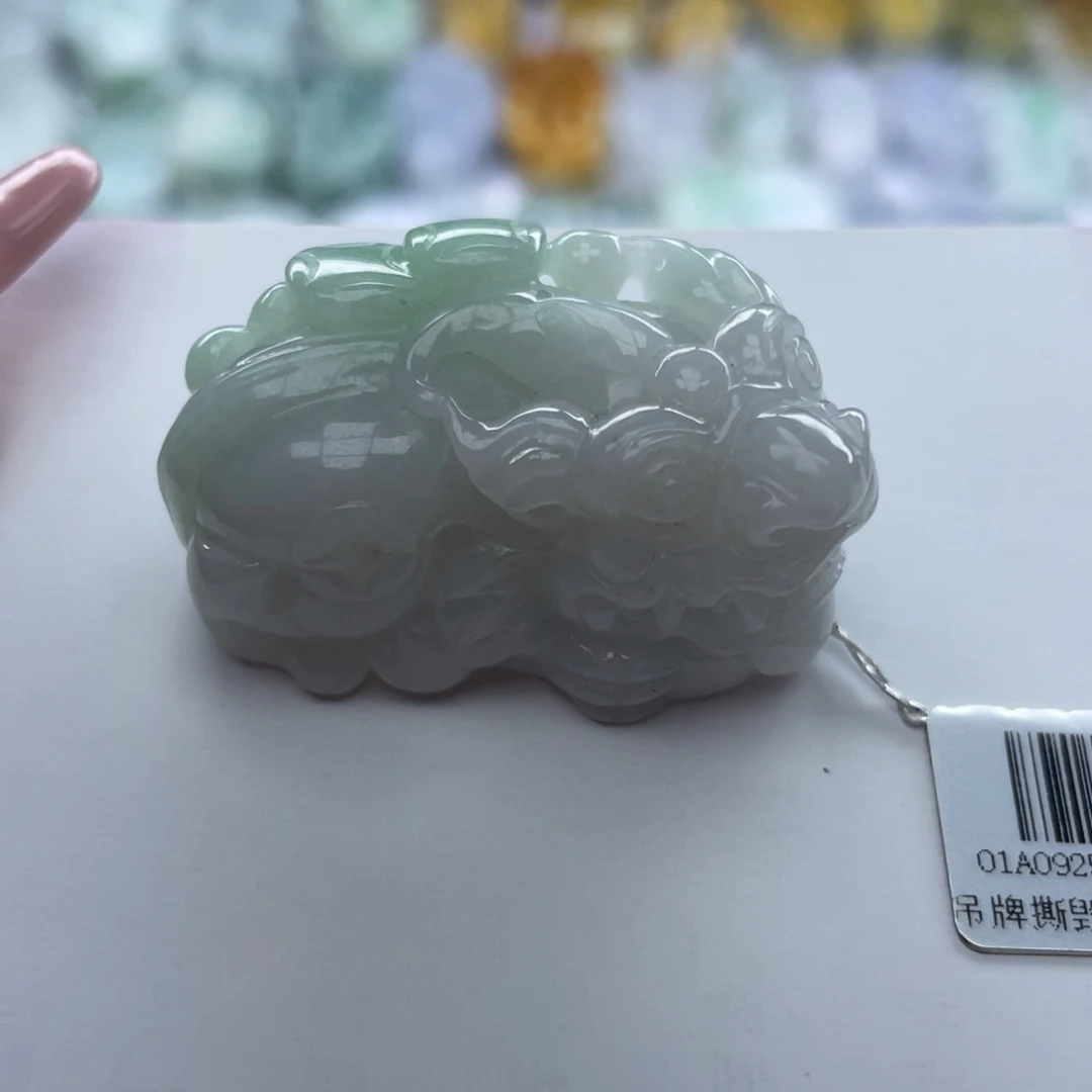 翡翠颈饰未镶嵌貔貅