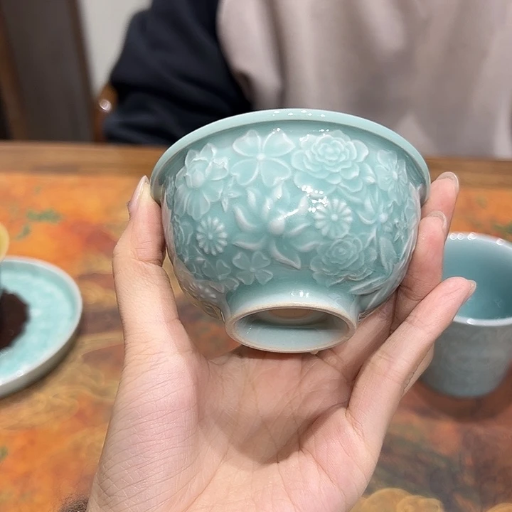 云间青瓷龙泉小米茶器