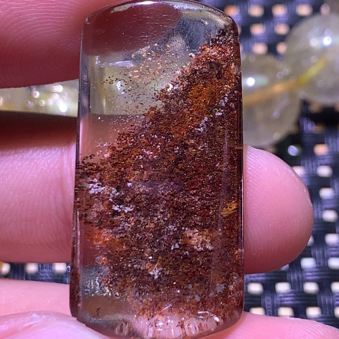 水晶颈饰未镶嵌L**a天然水晶项链搭配