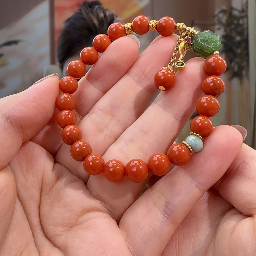 南红玛瑙未镶嵌手串