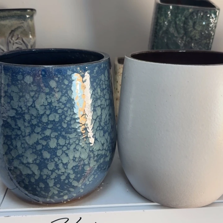 紫砂花盆口18高21，111111