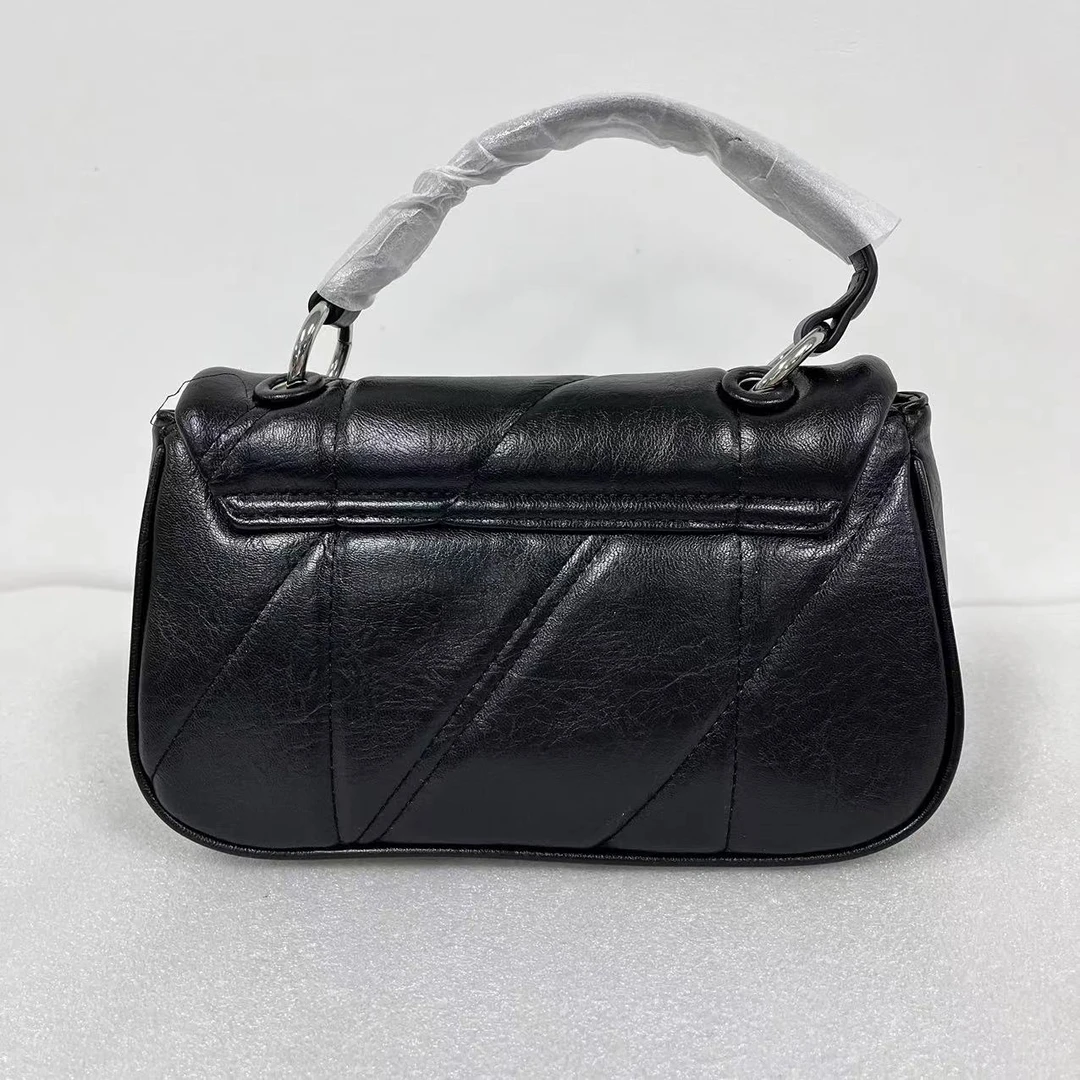 【小裴Y】TR原创设计--高定女包手提斜挎包#  黑色 Y手提