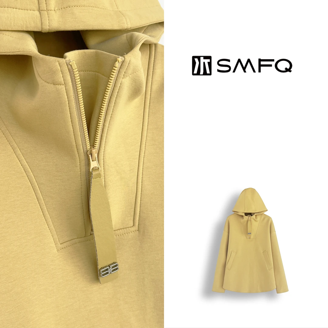 水木夫妻“初露晨曦”朝气减龄高密澳绒保暖卫衣SM5612