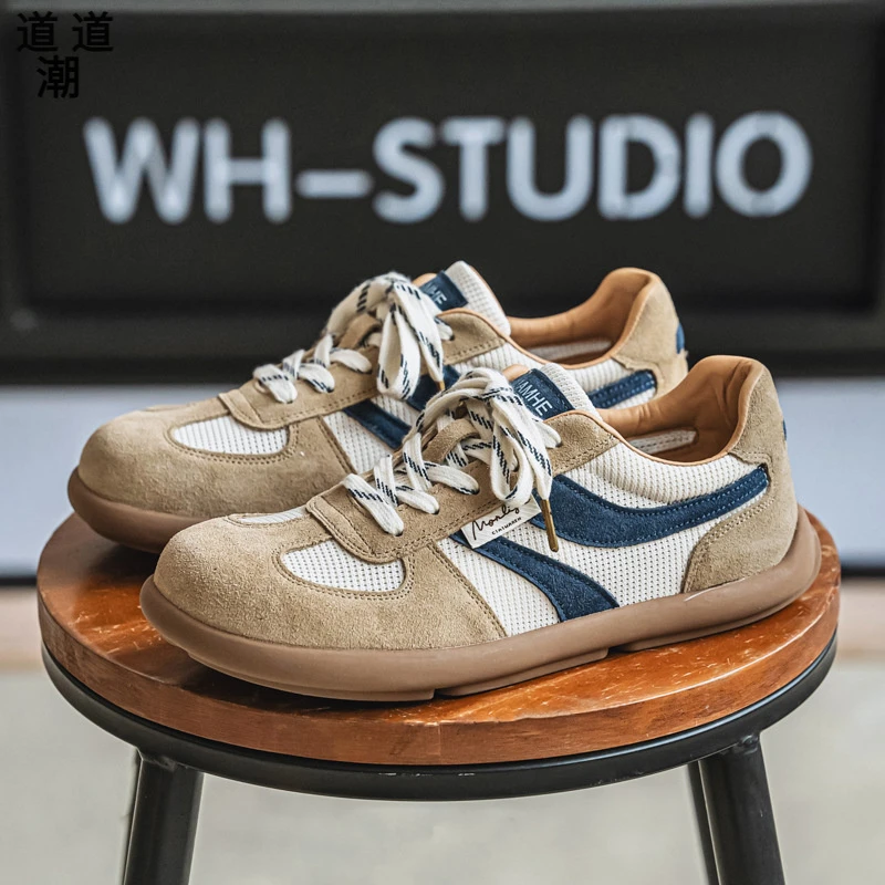 潮流新款德训鞋男士阿甘鞋2025夏季百搭复古运动跑步鞋透气休闲鞋