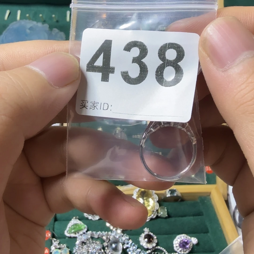 飞***警戒指银S925镶嵌紫晶