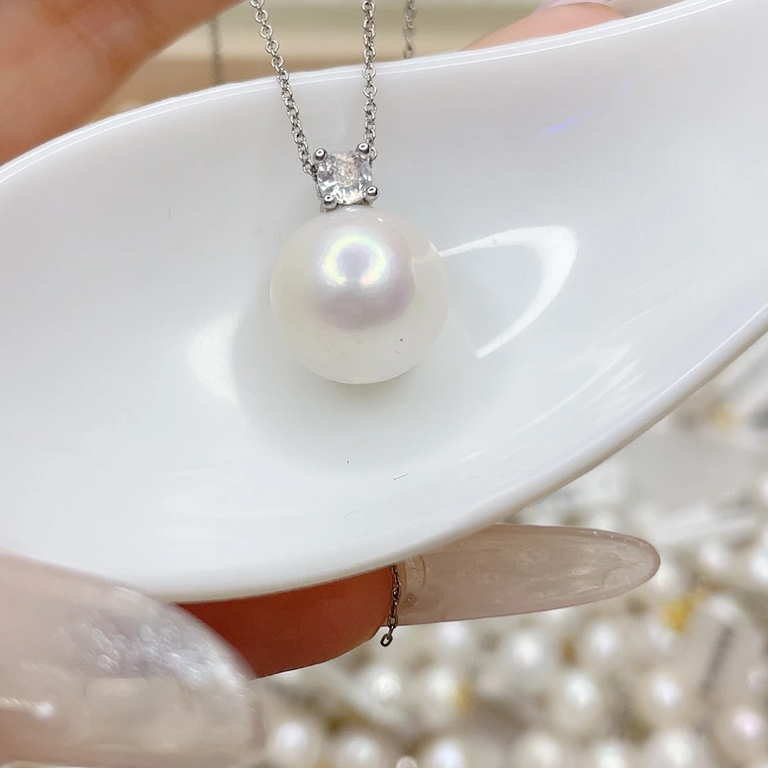 淡水珍珠未镶嵌吊坠(赠链)