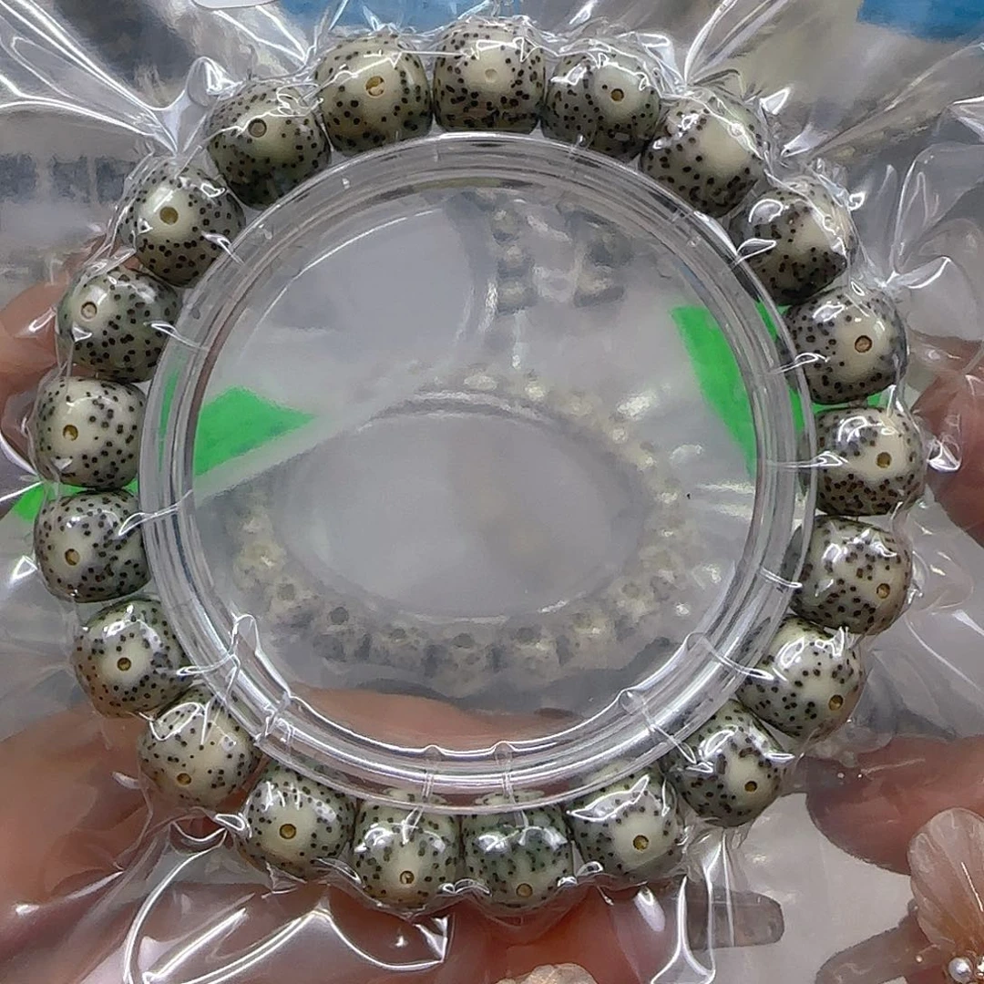 星月菩提手串87哈哈石玉星月菩提1.1桶单圈