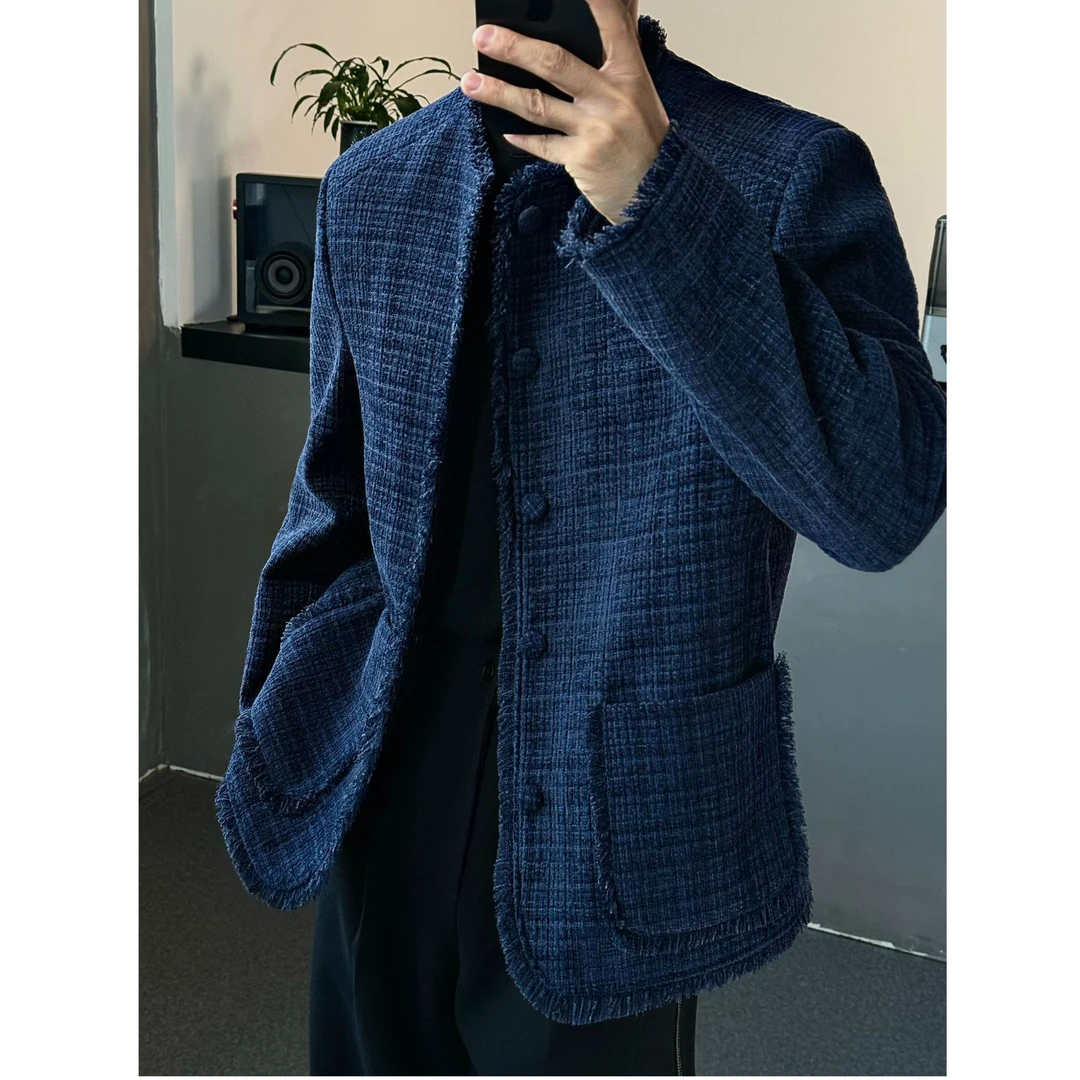 AIXKOM｜｜2025早春新款时尚小香风外套休闲百搭圆领夹克外套